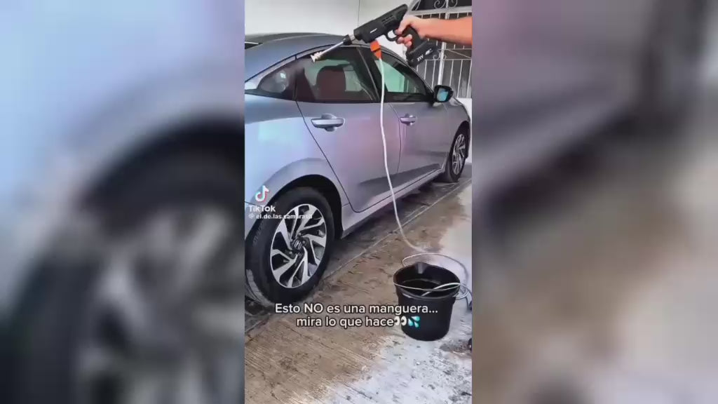🚗 Hidrolavadora Inalámbrica 48V | Lava tu Auto Sin Manguera en Minutos